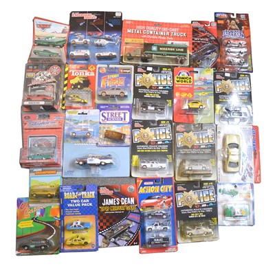 Lot 1193 - Twenty-five die-cast model vehicles, various manufacturers, boxed.