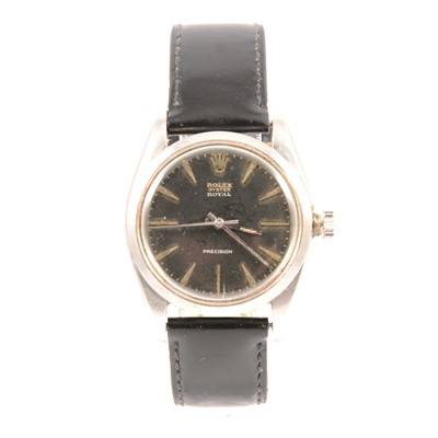 Lot 340 - Rolex - a gentleman's Oyster Royal Precision wristwatch.