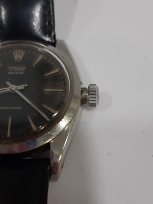 Lot 340 - Rolex - a gentleman's Oyster Royal Precision wristwatch.
