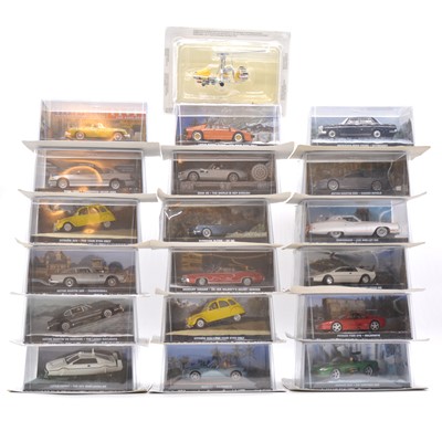 Lot 1192 - Nineteen Fabbri die-cast model 007 James Bond vehicles, boxed