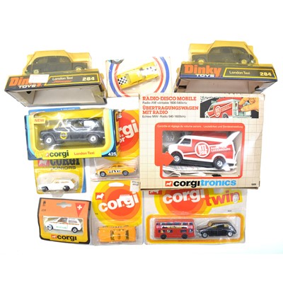 Lot 1083 - Ten die-cast model vehicles, Corgi and Dinky, boxed