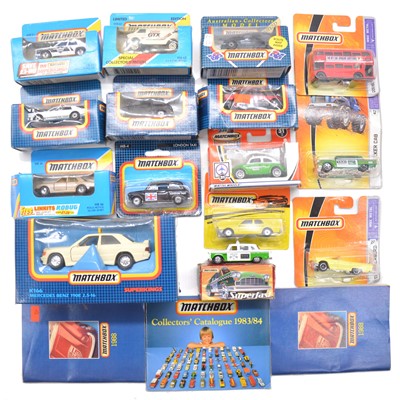 Lot 1123 - Fifteen Matchbox die-cast model vehicles, boxed.