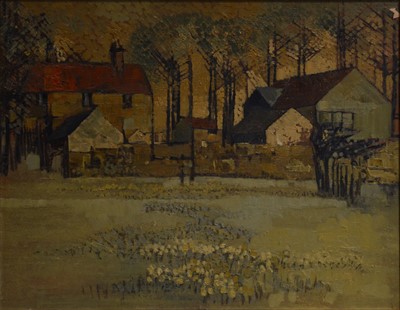 Lot 609 - Attributed to Barbara Stewart, Farm buildings