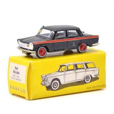 Lot 1136 - Scale Carr model ref RS-004 Seat 1500 Taxi de Madrid, boxed.