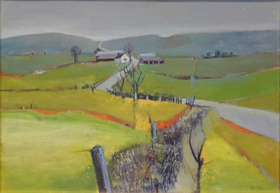 Lot 371 - Barbara Stewart, The road to Hungarton