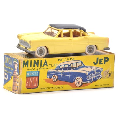 Lot 1134 - JEP France Miniature die-cast model no.1613 Simca Vedette De Luxe, boxed.