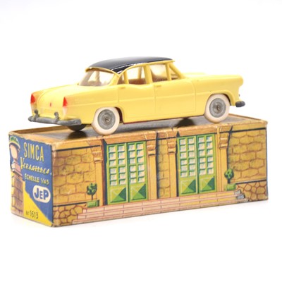 Lot 1134 - JEP France Miniature die-cast model no.1613 Simca Vedette De Luxe, boxed.