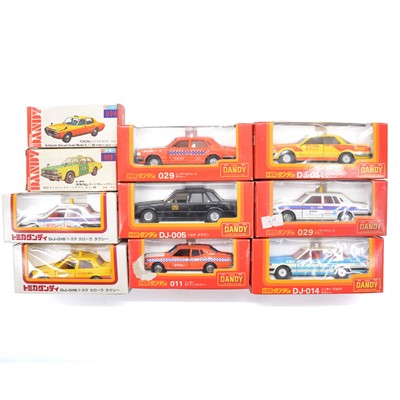 Lot 1147 - Ten Tomica Dandy die-cast model vehicles, boxed