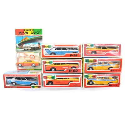 Lot 1148 - Eight Yonezawa toys Diapet die-cast model vehicles, boxed