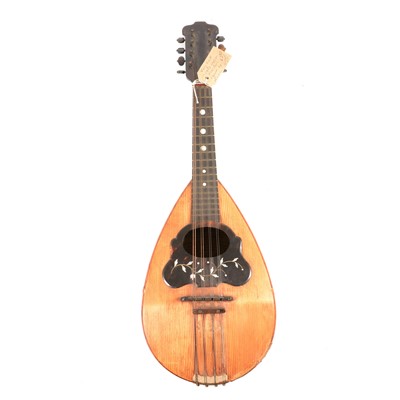 Lot 129 - A Giovanni De Meglio mandolin, with impressed table, dated 1897