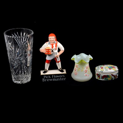 Lot 89 - Carlton Ware advertising figure, and other ceramics and glass
