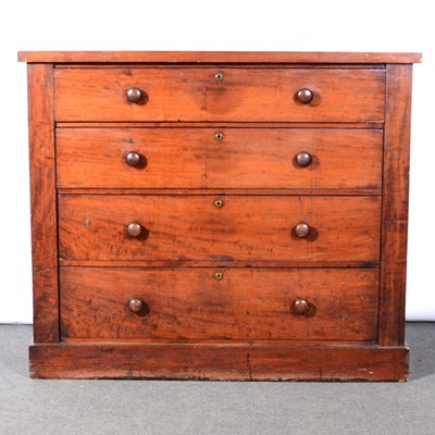 Lot 560 - Victorian mahogany chest of drawers