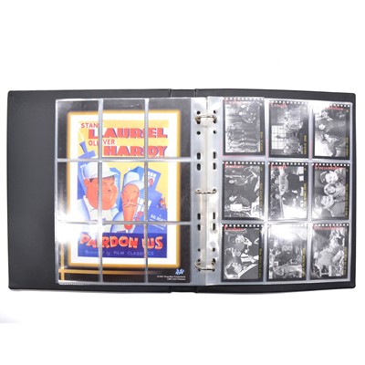 Lot 1264 - A large collection of collectible trading cards, in five ring binders