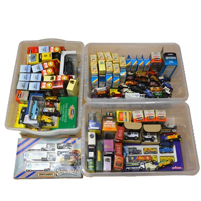 Lot 1175 - Three tubs of modern die-cast model vehicles