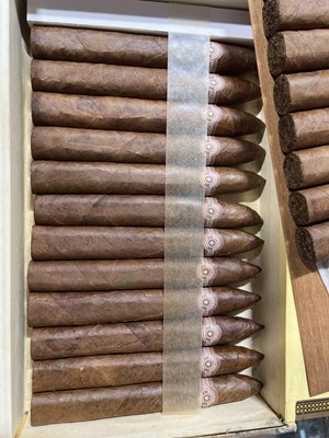 Lot 127 - Three open boxes of Montecristo cigars