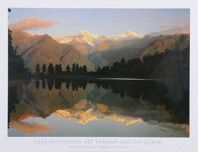 Lot 298 - Craig Potton, three modern photographic New Zealand landscape prints, and another