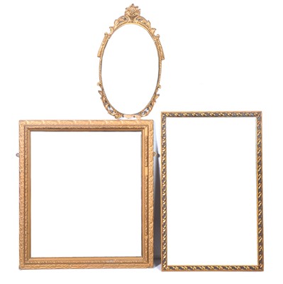 Lot 374 - Four modern gilt framed mirrors