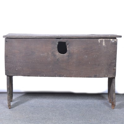 Lot 388 - Six plank oak coffer