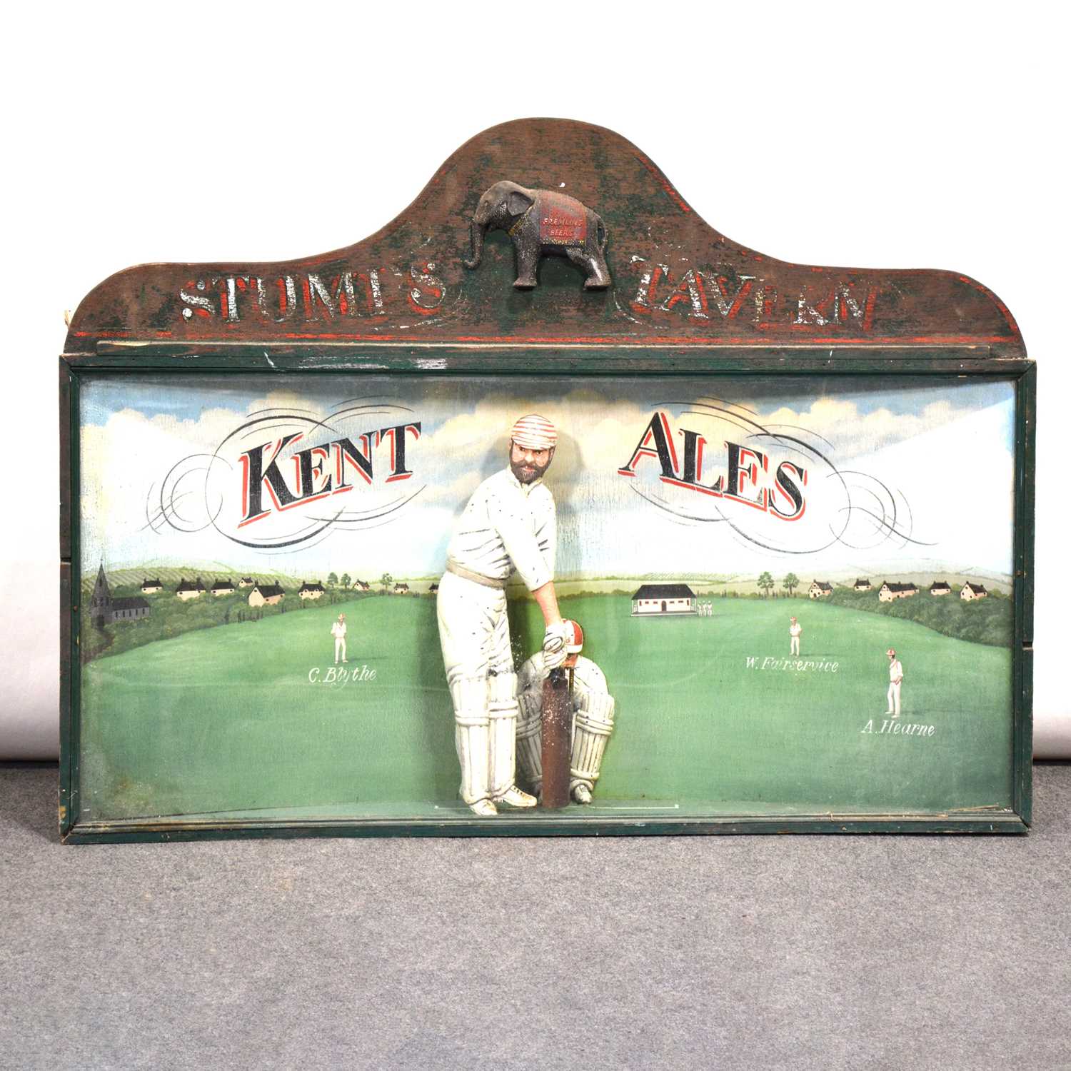 Lot 555 - Fremlin's Beers "Stumps Tavern" pub sign