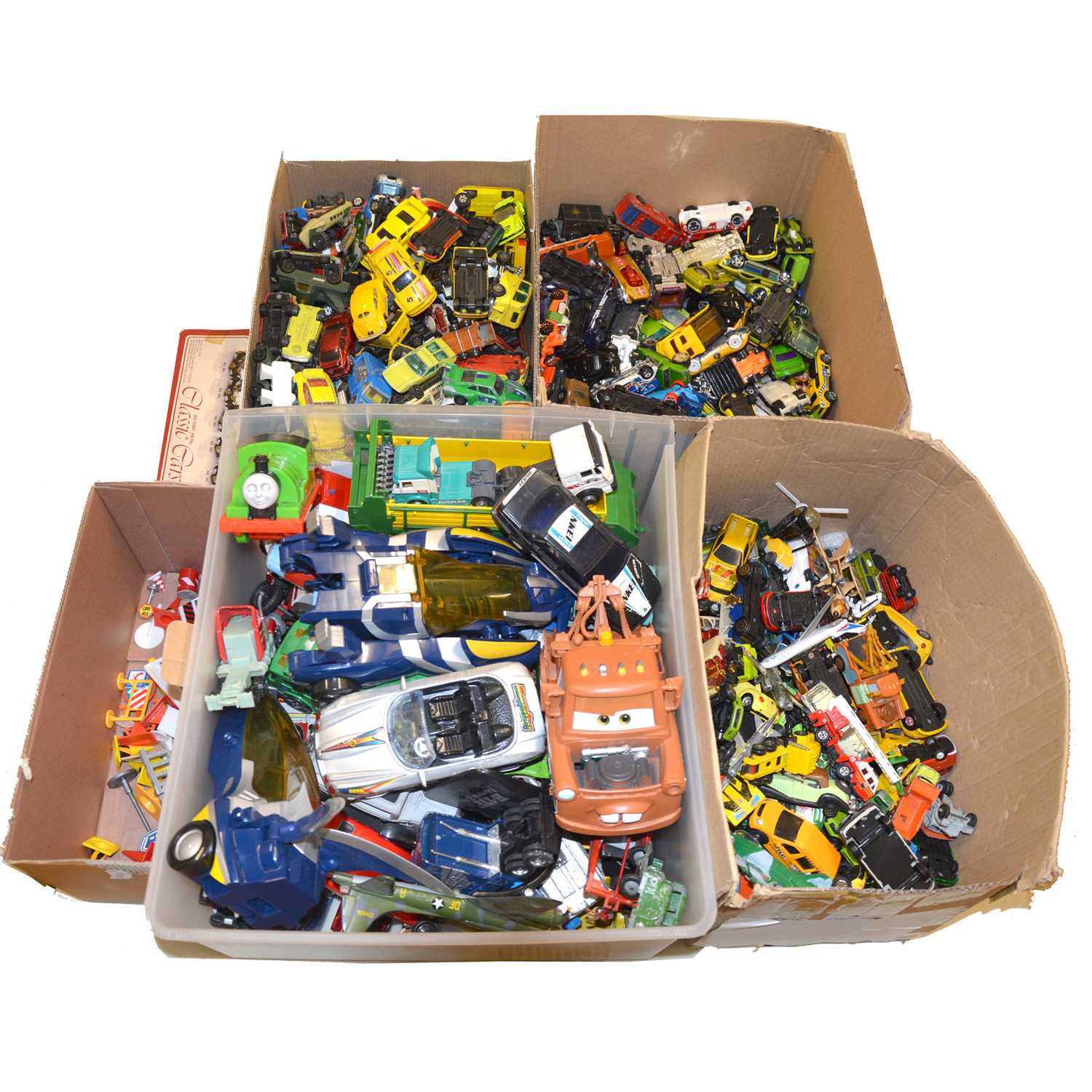 Lot 1174 - Four boxes of play-worn die-cast model