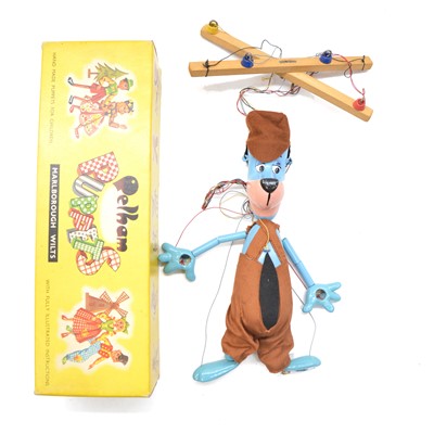 Lot 1317 - Marlborough Wilts Pelham Puppet Huckleberry Hound, boxed.