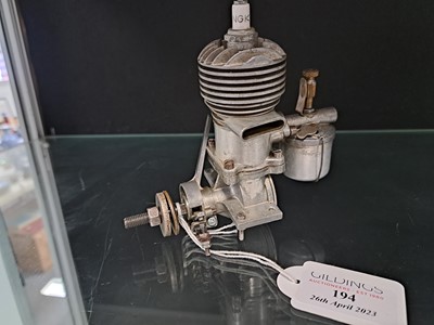 Lot 194 - Rare Japanese aero model aircraft engine, 10cc sparkie