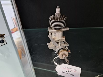 Lot 194 - Rare Japanese aero model aircraft engine, 10cc sparkie