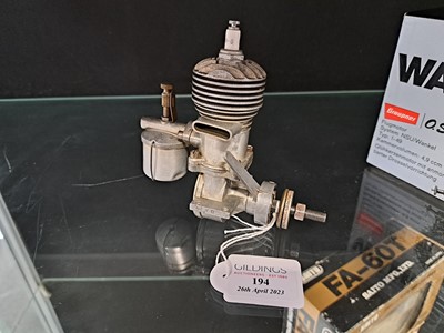 Lot 194 - Rare Japanese aero model aircraft engine, 10cc sparkie