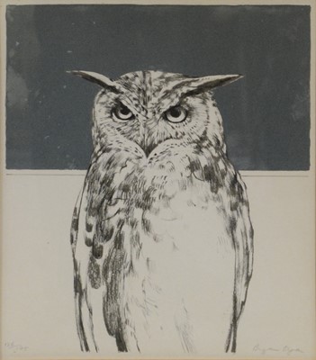 Lot 324 - Bryan Organ, Pair of limited edition prints, Eagle Owl and Golden Eagle