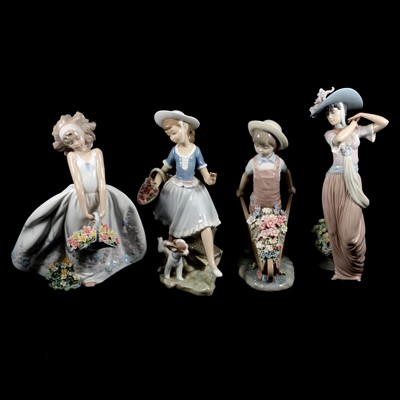 Lot 11 - Eight Lladro figurines