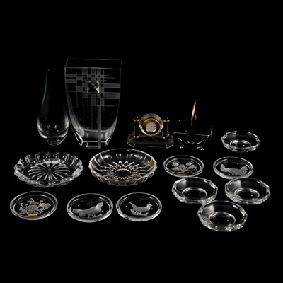 Lot 90 - Small quantity of modern crystal glass