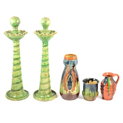 Lot 42 - Quantity of Continental Art Nouveau Art Pottery