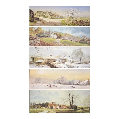 Lot 396 - Alan Ingham, five farming landscape prints