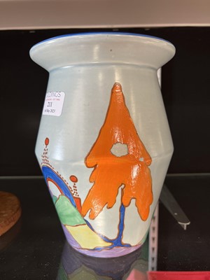 Lot 48 - Clarice Cliff, a Caprice design vase