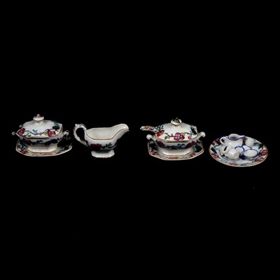 Lot 77 - Late 19th Century Continental Dolls part dinner service