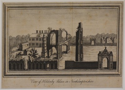 Lot 333 - Weedon Viaduct, 19th century engraving; and five other local engravings and prints