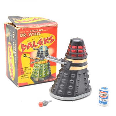 Lot 1304 - Louis Marx & Co The Mysterious Daleks battery operated toy