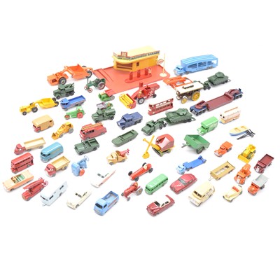 Lot 1106 - One tray of Lesney Matchbox die-cast model cars and vehicles