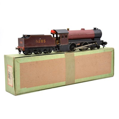 Lot 83 - Bassett Lowke O gauge live steam locomotive and tender, 4-4-0 type 'Enterprise'.