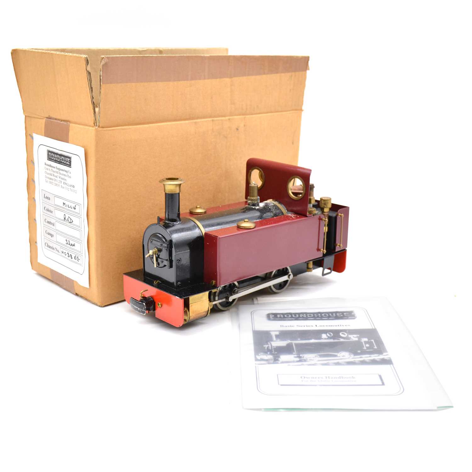 Lot 64 - Roundhouse 32mm gauge live steam locomotive 'Millie'