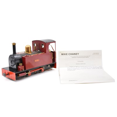 Lot 66 - Mike Chaney 32mm gauge live steam locomotive 'Hero'