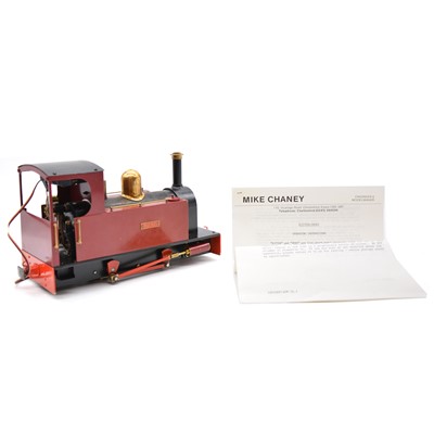 Lot 66 - Mike Chaney 32mm gauge live steam locomotive 'Hero'