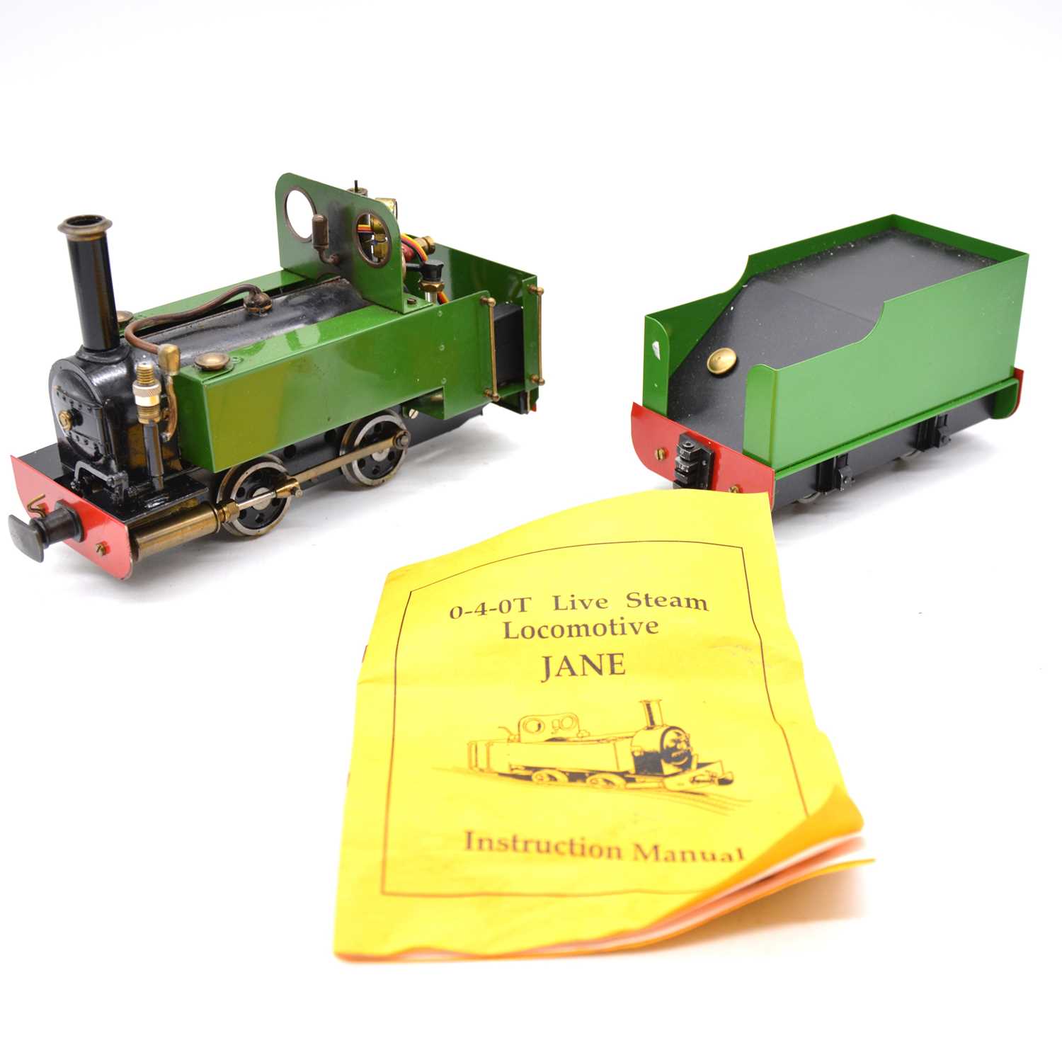 Lot 63 - IP Engineering for Brandbright 32mm gauge live steam model railway locomotive, 'Jane'