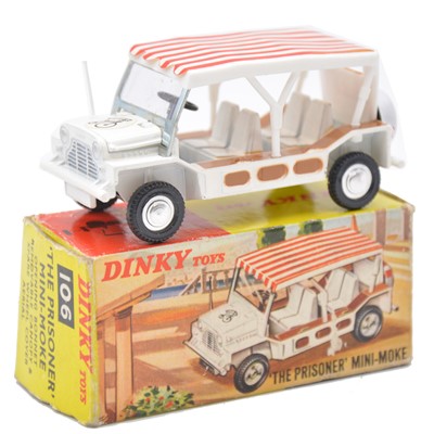 Lot 1065 - Dinky Toys die-cast model ref 106 Mini-Moke 'The Prisoner', boxed.