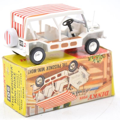 Lot 1065 - Dinky Toys die-cast model ref 106 Mini-Moke 'The Prisoner', boxed.