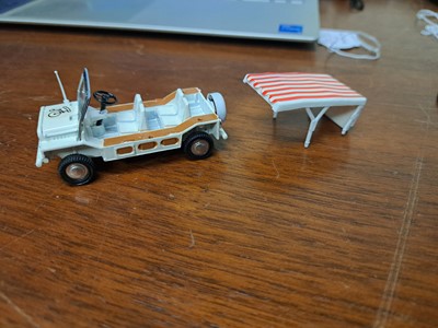 Lot 1065 - Dinky Toys die-cast model ref 106 Mini-Moke 'The Prisoner', boxed.