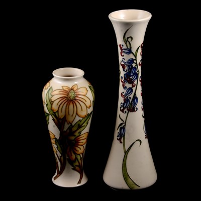 Lot 6 - Moorcroft Pottery, two modern vases