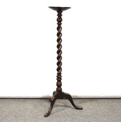 Lot 421 - Oak torchere