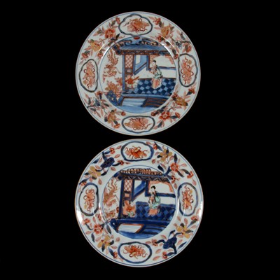 Lot 172 - Pair of Chinese export plates