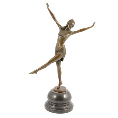 Lot 261 - Art Deco style dancer, after a sculpture by Demetre Chiparus